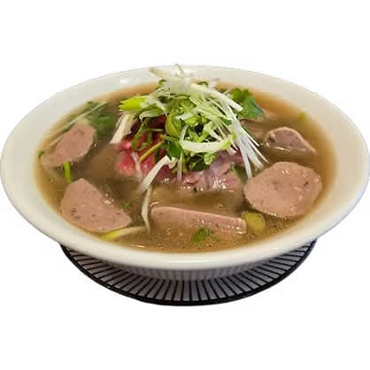 6. LARGE Noodle Soup with Beef Ball / Phở Bò Viên 牛丸粉